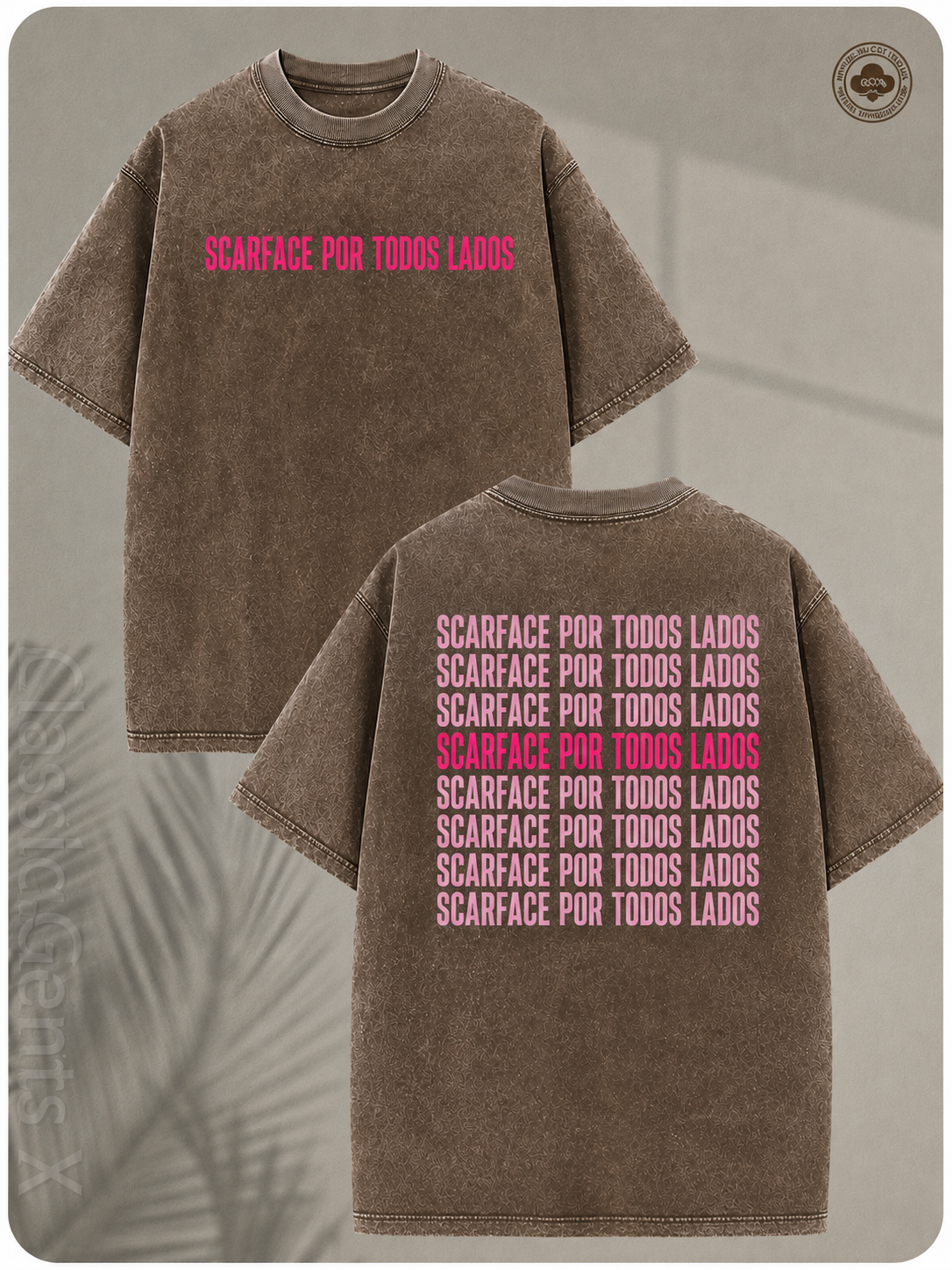 Brown Scarface T-Shirt