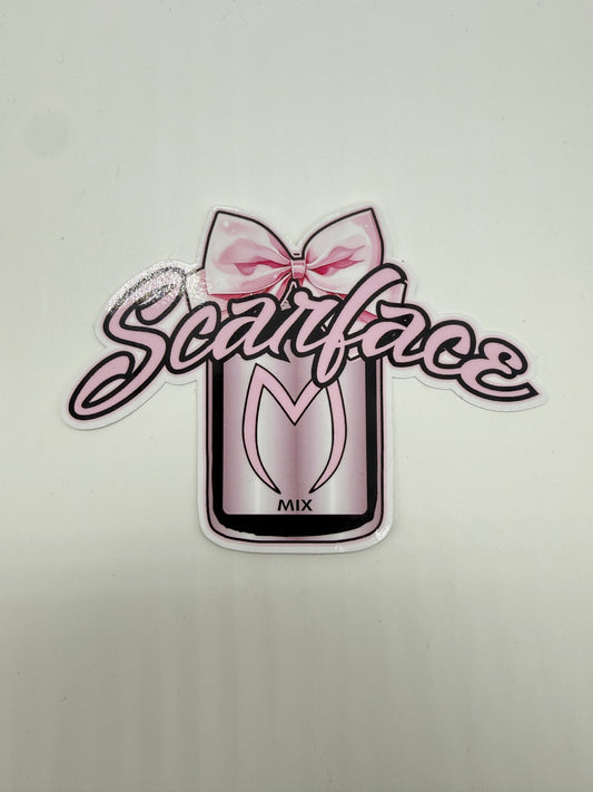 Pink Bow Sticker