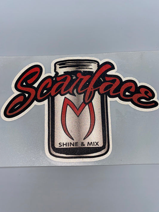 Scarface Jar Sticker
