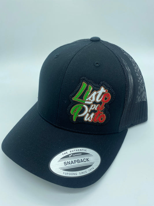 Black Listo Pal Pisto Mexican Colors Hat